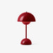 vermilion red &Tradition VP9 Flowerpot Portable Table Lamp