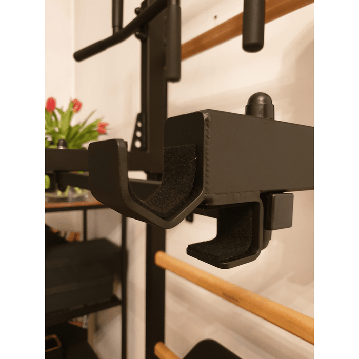 BenchK 731 Convertible Pull-Up Bar With Barbell Holder - Condopreneur