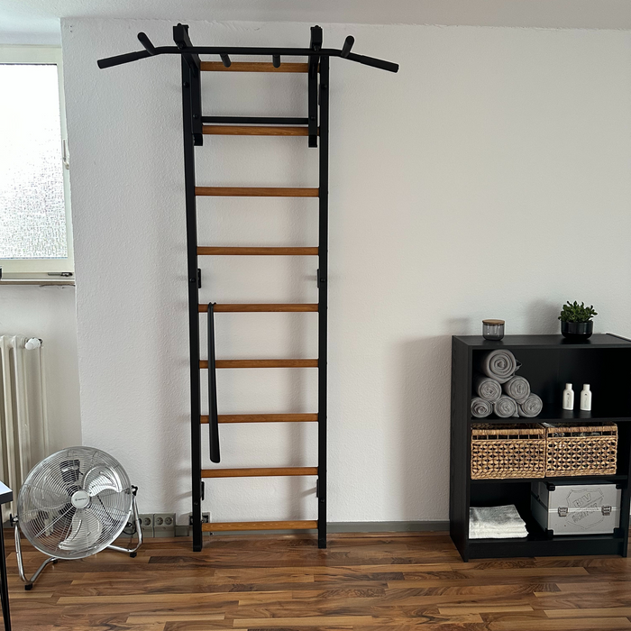 BenchK 731 Convertible Pull-Up Bar With Barbell Holder