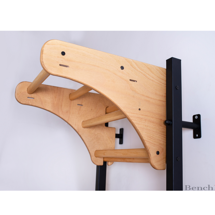BenchK 212 Wallbar with Adjustable Pull-up Bar, Removable BenchTop and gymnastics Accessories