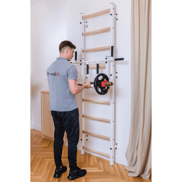 BenchK 731 Convertible Pull-Up Bar With Barbell Holder - Condopreneur