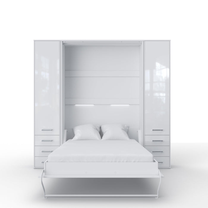 Loft-Living, transforing furniture, Bed, Bed Queen Size, bedroom furniture, cabinets, Murphy bed, Platform Bed Queen size, Queen Size Bed, storage, Wall Bed, murphy bed cabinet