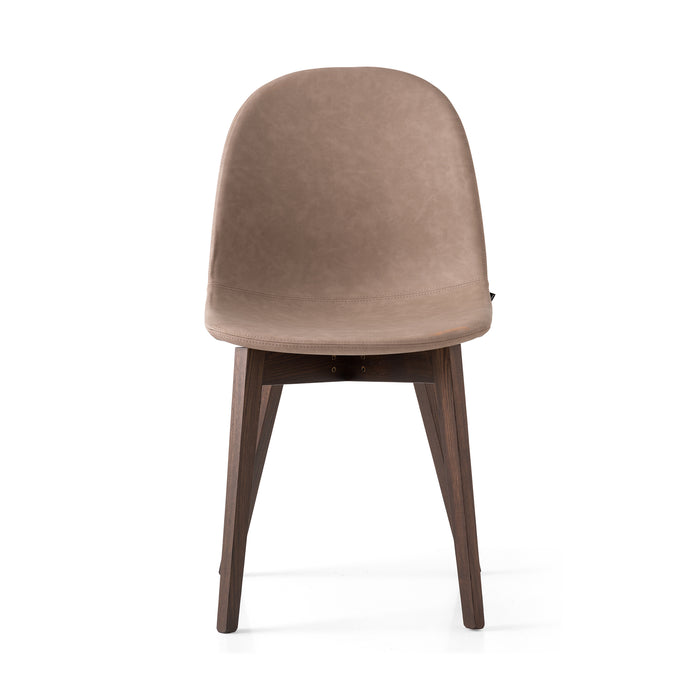 Connubia Academy Chair (Leather + Wood)