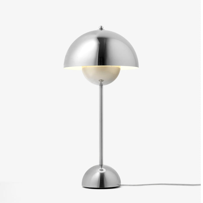 Chrome plated &Tradition VP3 Flowerpot Table Lamp