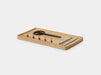 Oakywood Catch-All Tray with Pens and Scissors on Solid Oak | Displaying Practical Use Case