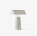 Silk Grey &Tradition MF1 Caret Portable Table Lamp on Plain White Background - Product Image