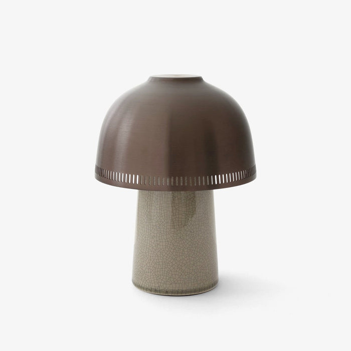 Beige Grey and Bronzed &Tradition SH8 Raku Portable Lamp