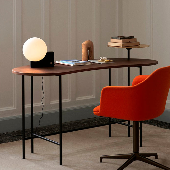 Black &Tradition SHY1 Journey Table Lamp on modern home office desk.