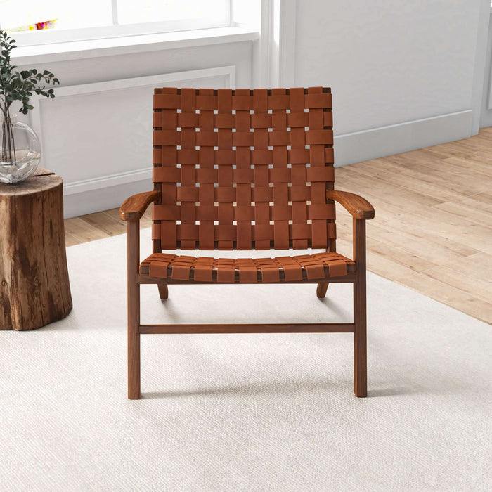 Kangley Leather Arm Chair